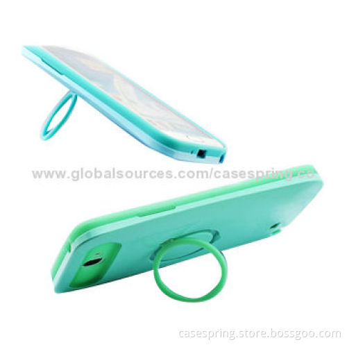 Color Matching, Soft Silicone Edge with Stand, Protective Cover for Samsung Galaxy Note II